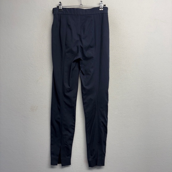 Everlane Blue Stretch Ankle Crop Side Zip Work Career Trouser Pull On Pants 0 - Picture 5 of 9
